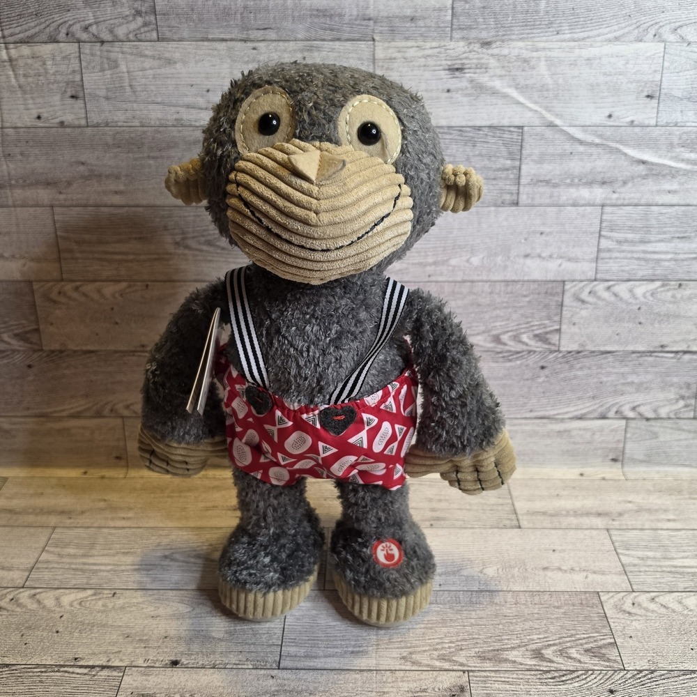 NWT Hallmark Bananas for You Animated Singing Monkey Plush "Honey I'm‎ Good"